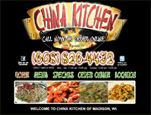 Tablet Screenshot of chinakitchenmadison.com